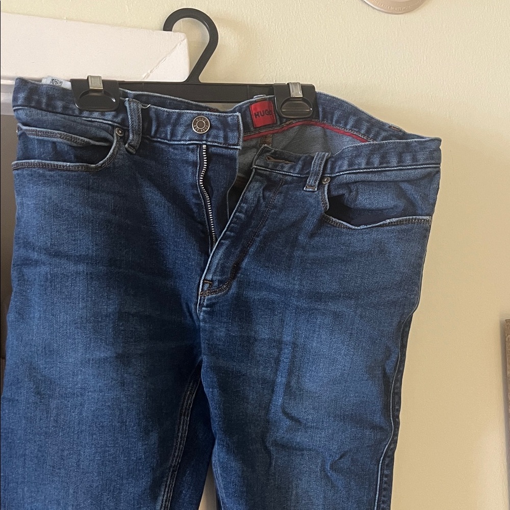 HUGO Dark Blue Skinny Jeans